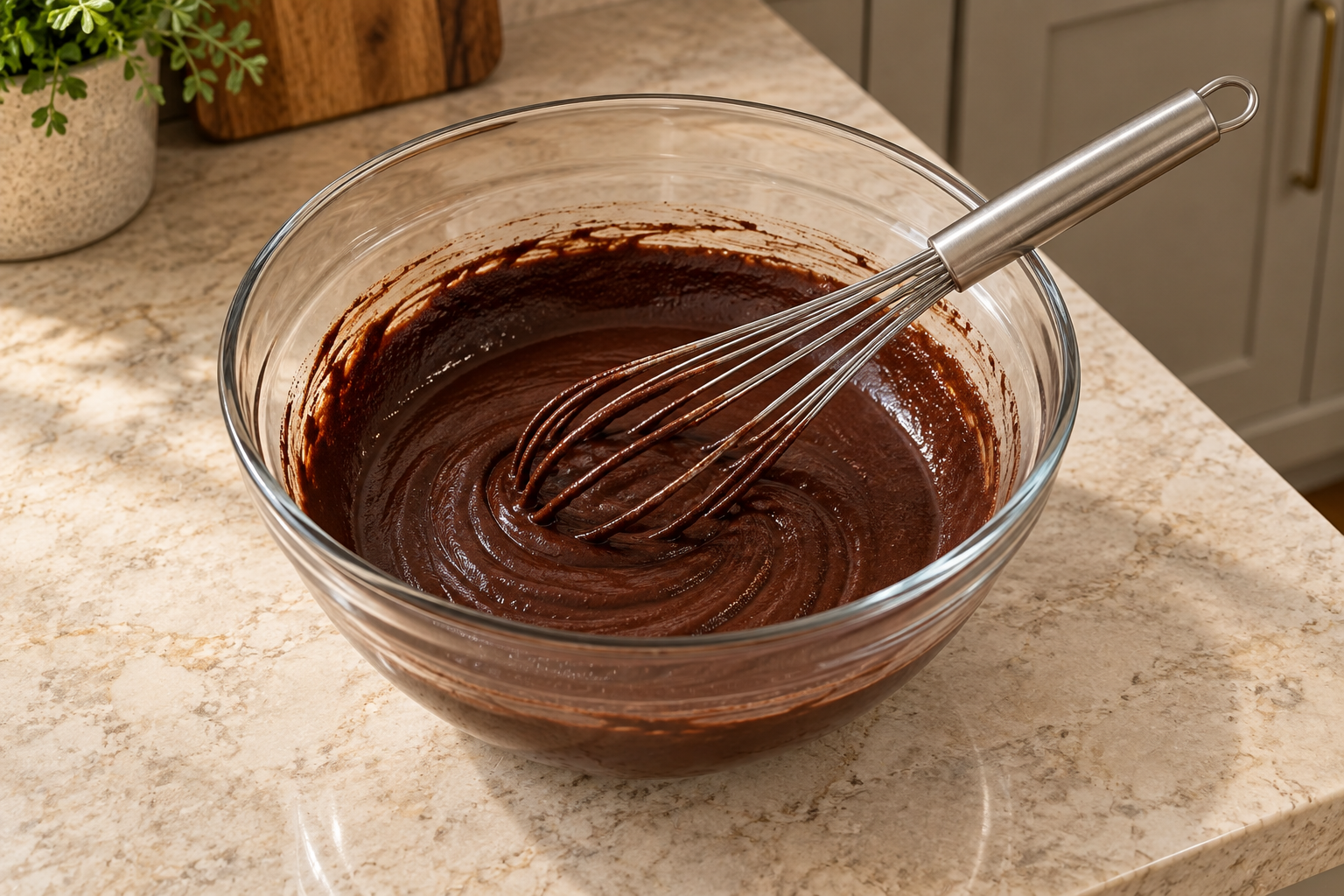 Pure cocoa whisked into melted permitted fat until smooth with no dry pockets