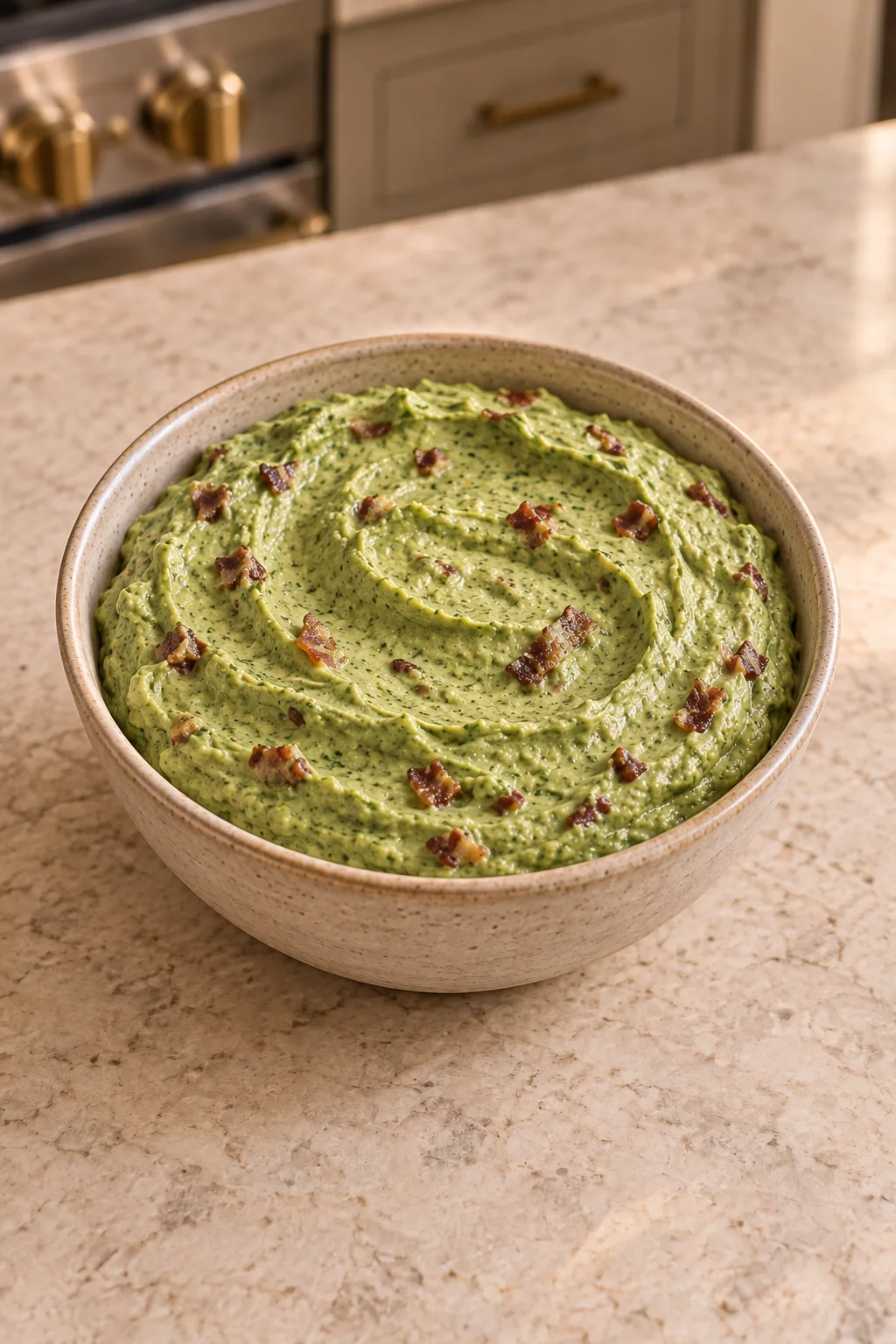 Dairy-Free Spinach Dip With Cashews and Bacon for Full GAPS