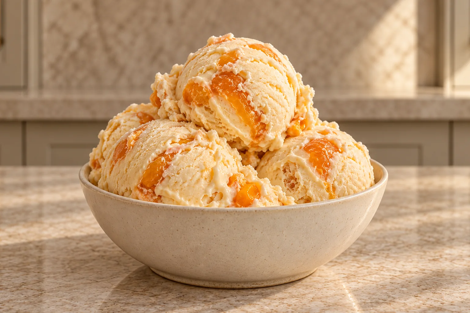 Apricot coconut custard ice cream for Full GAPS