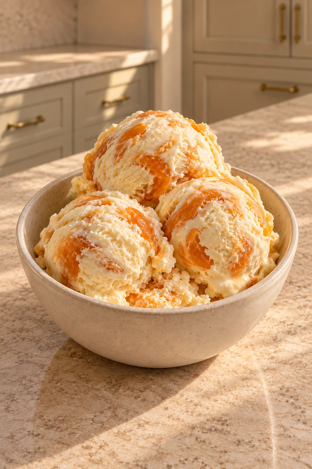 Apricot Coconut Custard Ice Cream for Full GAPS