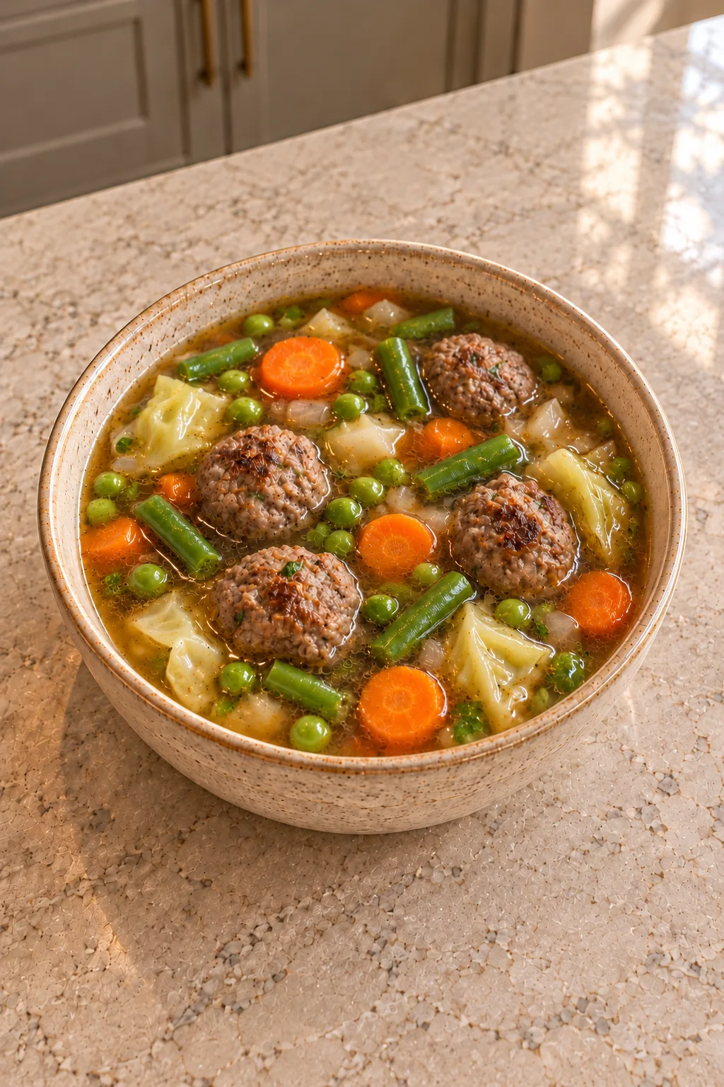 Beef Meatball Vegetable Soup for Full GAPS