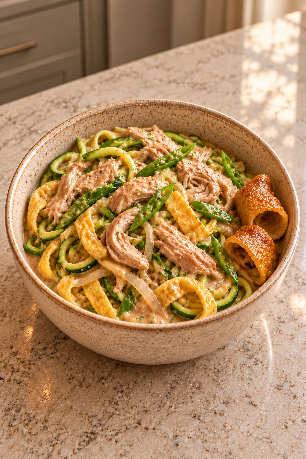 Chicken Pad Thai With Sesame Almond Sauce for Full GAPS