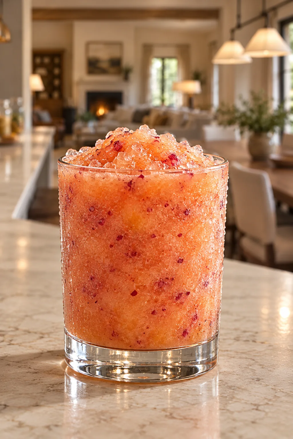 Frozen Orange and Red Grape Slushie for Full GAPS