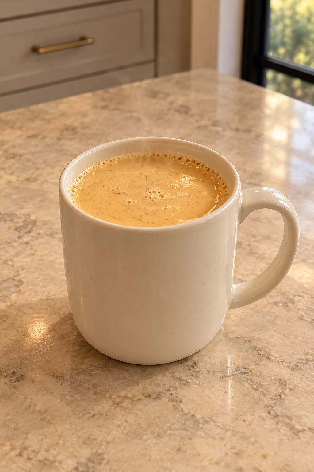 Hot Pumpkin Spice Eggnog for Full GAPS