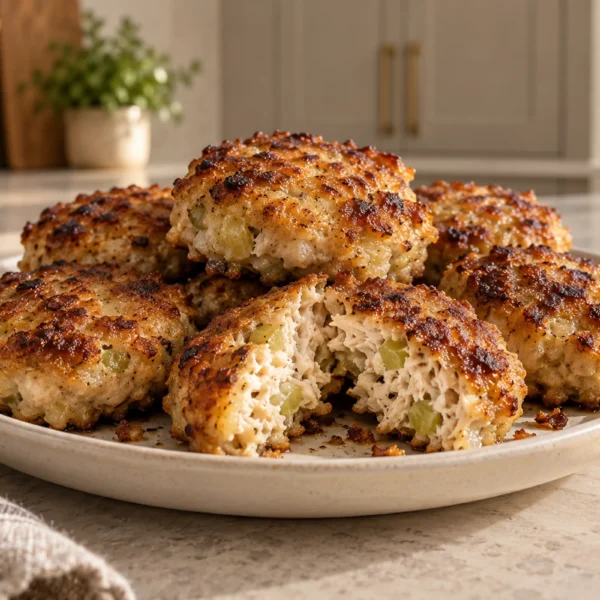 Leftover chicken patties with almond flour for Full GAPS