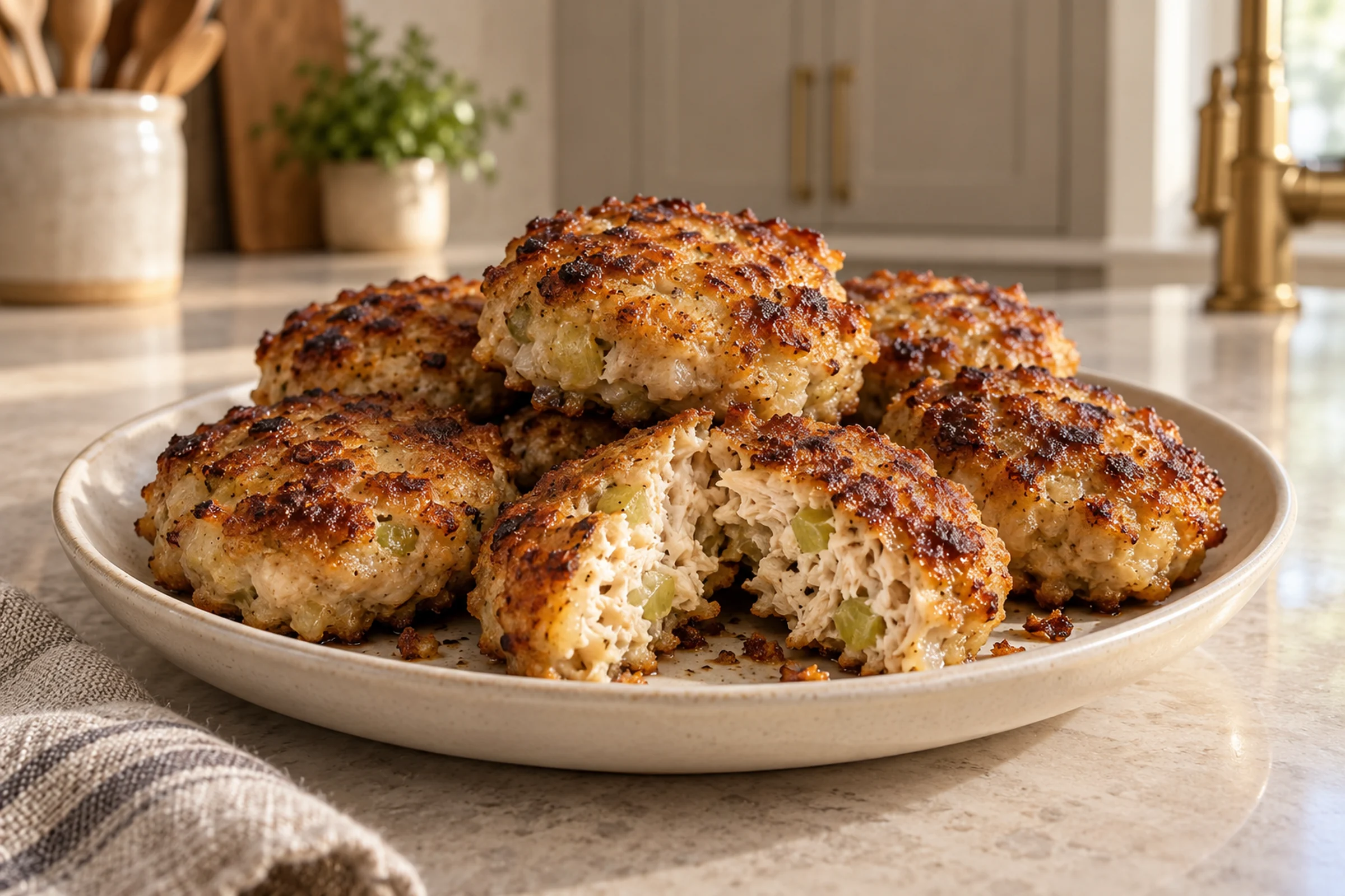 Leftover chicken patties with almond flour for Full GAPS