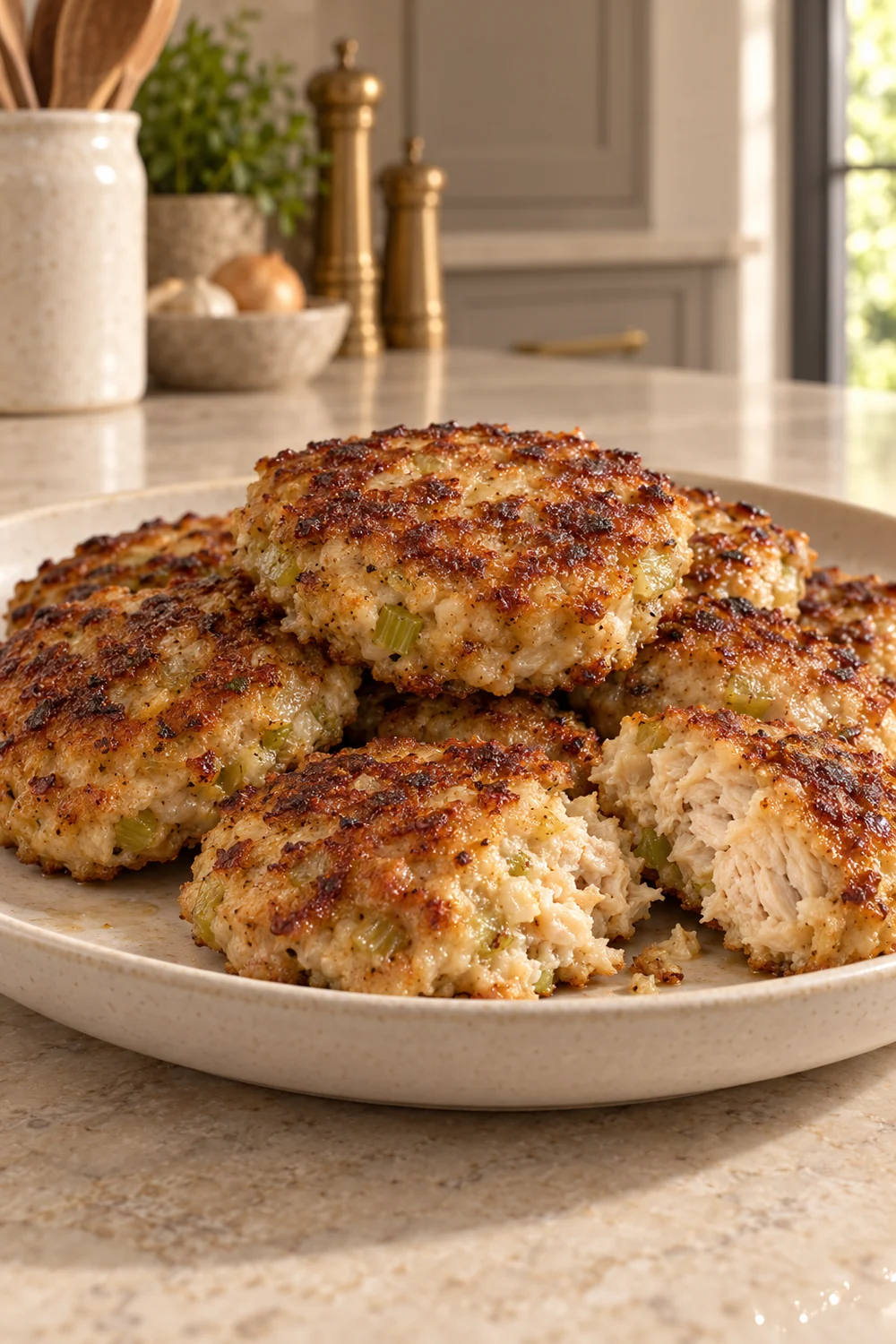 Leftover Chicken Patties with Almond Flour for Full GAPS