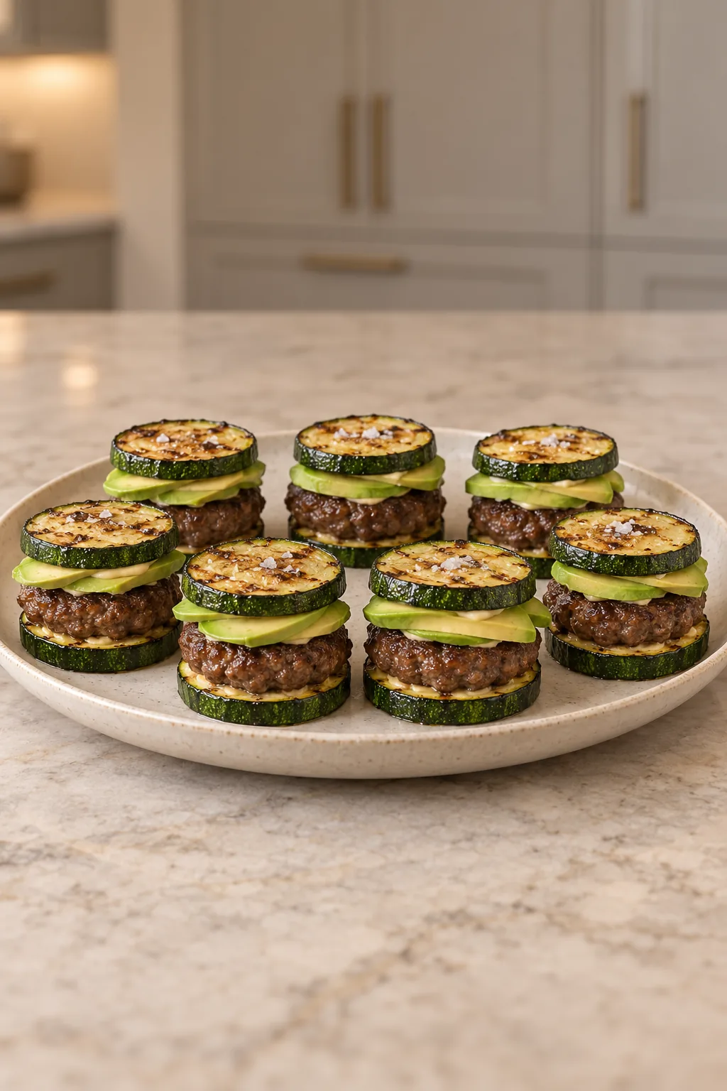 Mini Zucchini Avocado Burgers for Full GAPS