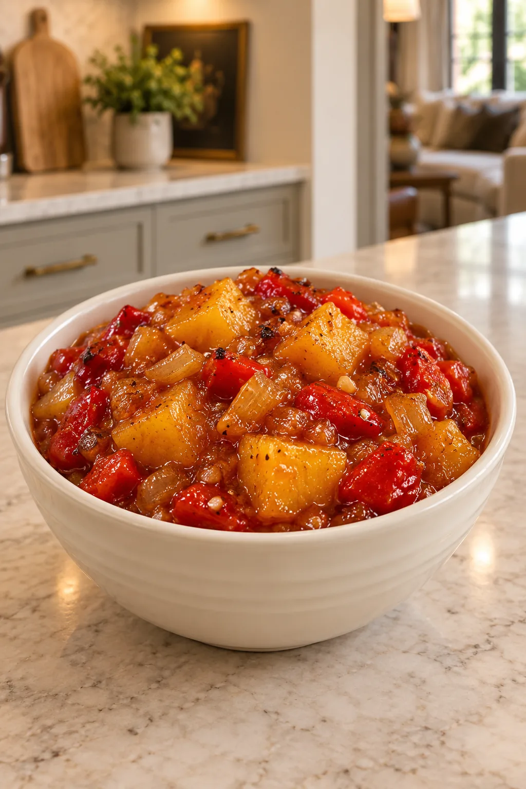 Pineapple and Roasted Red Pepper Chutney for Full GAPS