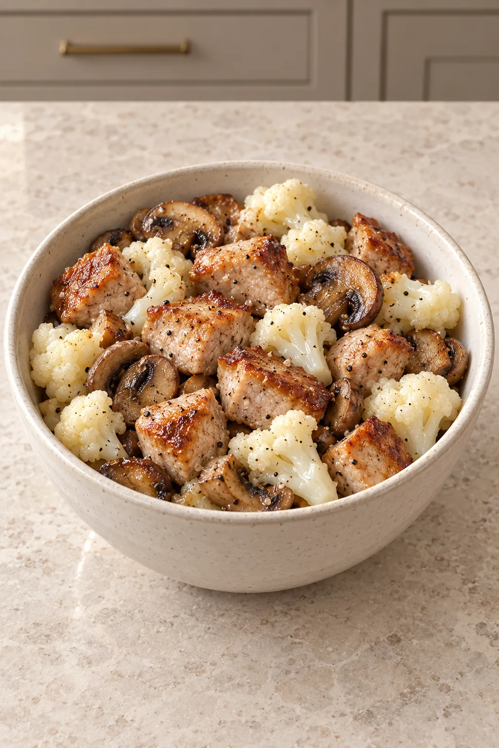 Pork Chop and Cauliflower Hash for Full GAPS