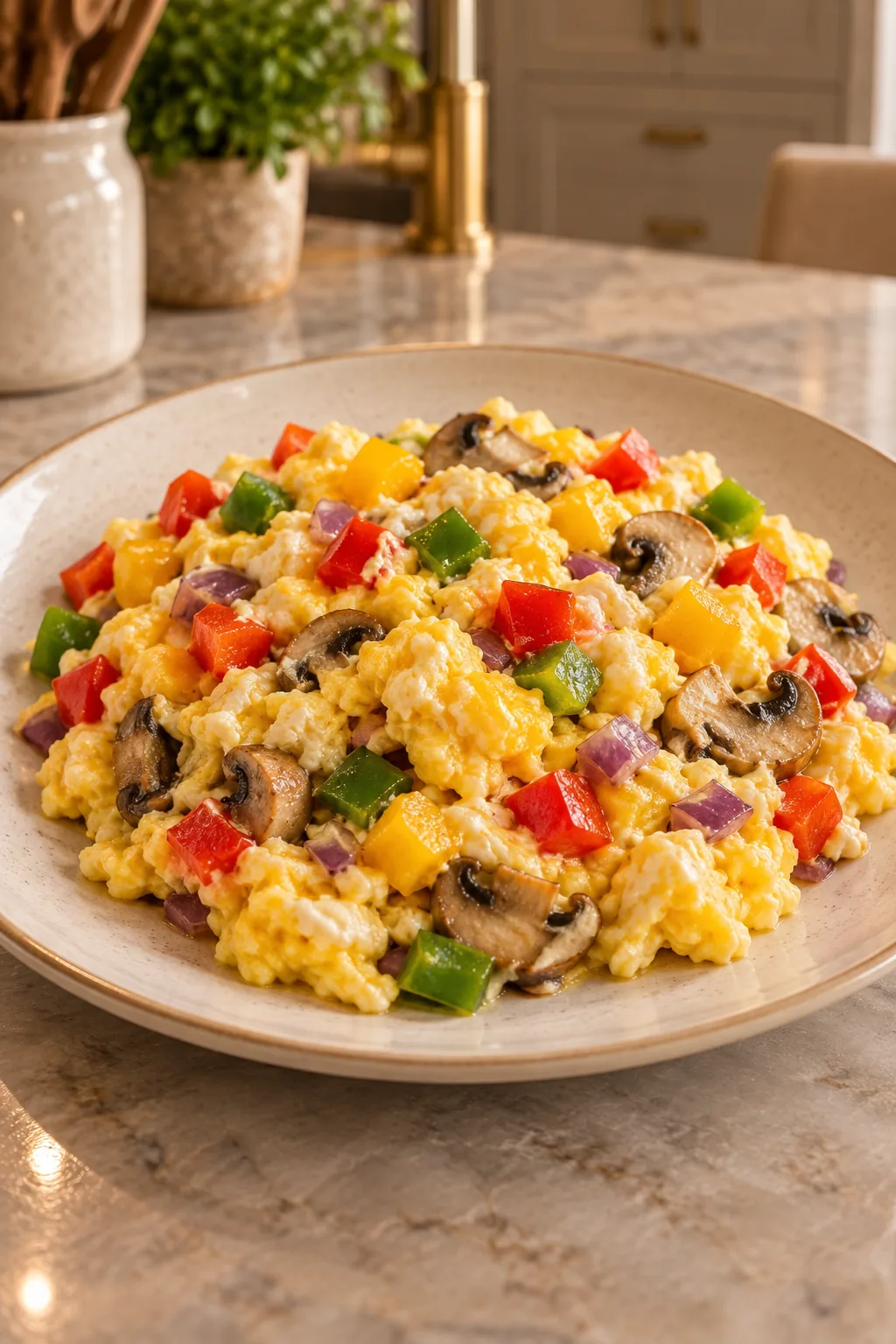Rainbow Vegetable Scrambled Eggs for Full GAPS