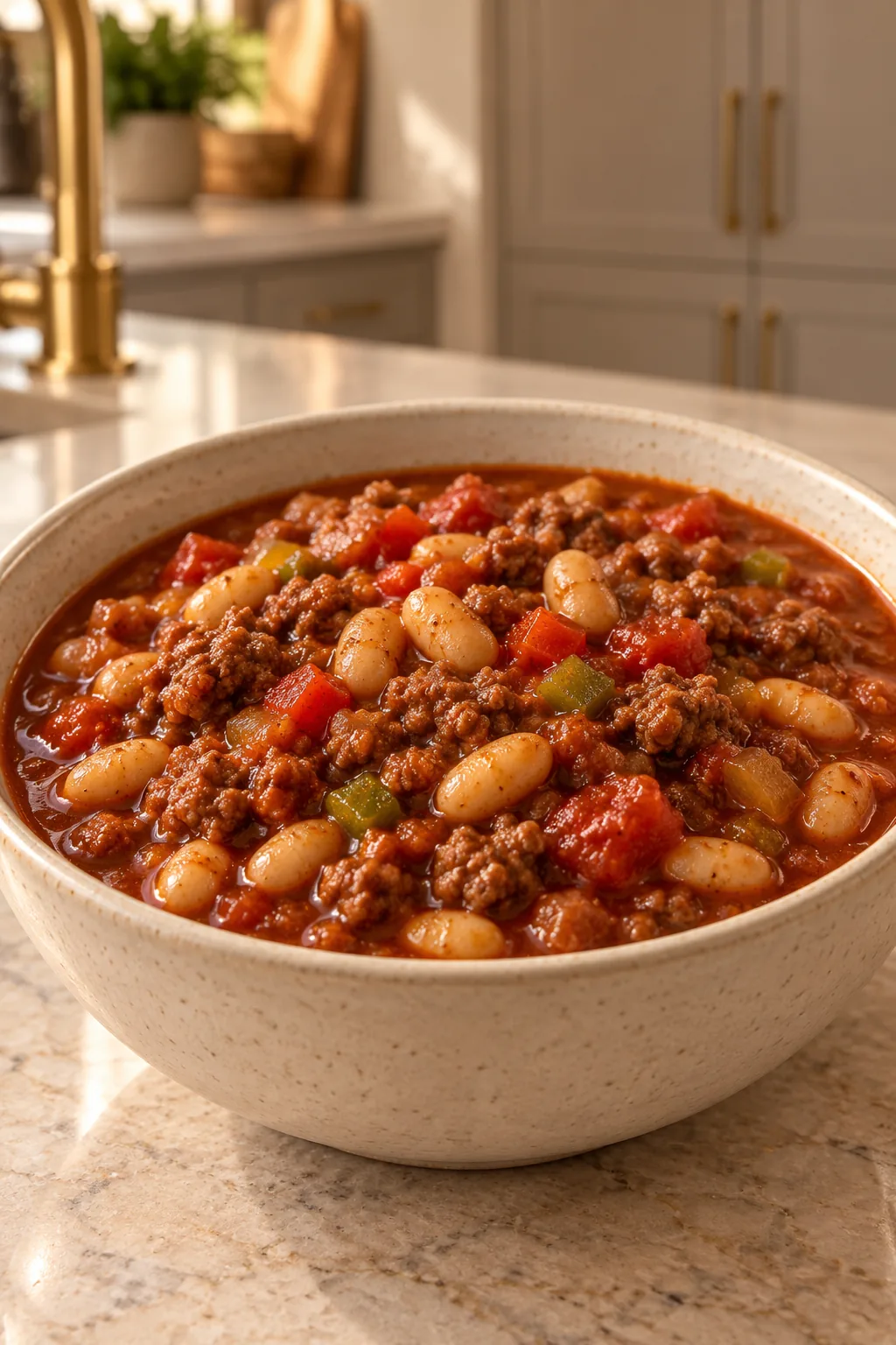 Slow Cooker White Navy Bean Beef Chili for Full GAPS