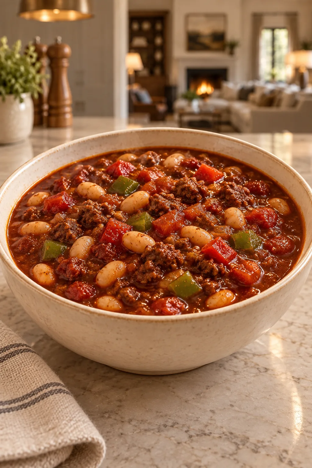 Spicy Ancho Beef and Navy Bean Chili for Full GAPS