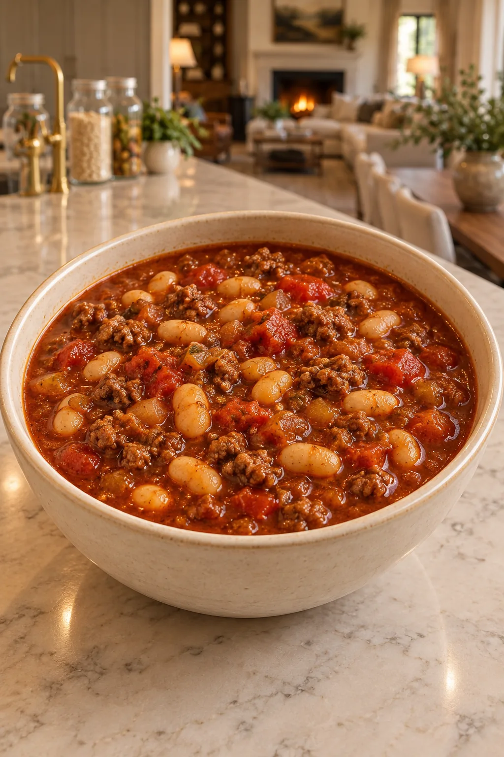 Sprouted Navy Bean Beef Chili for Full GAPS