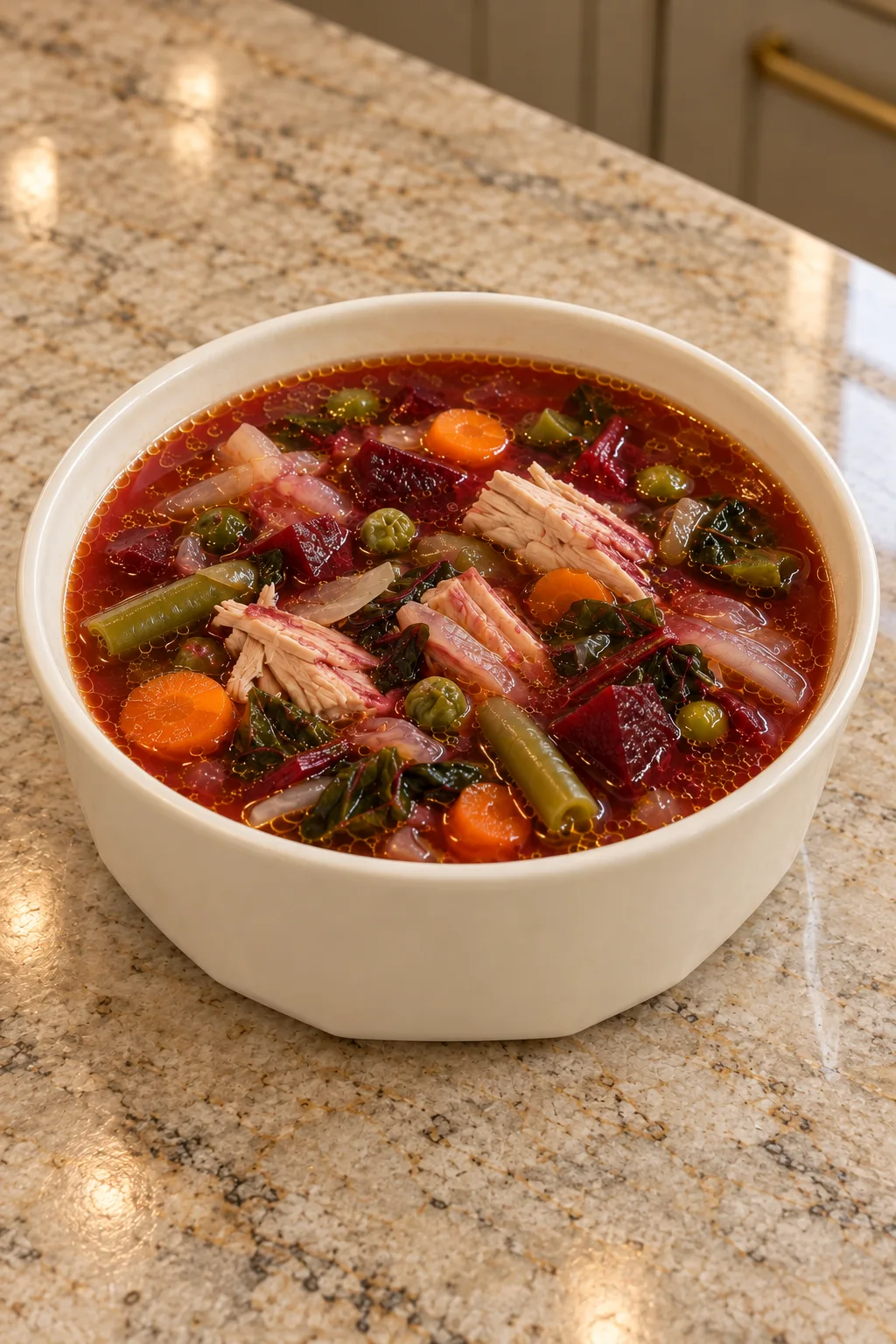 Turkey Vegetable Soup With Meat Stock for Full GAPS