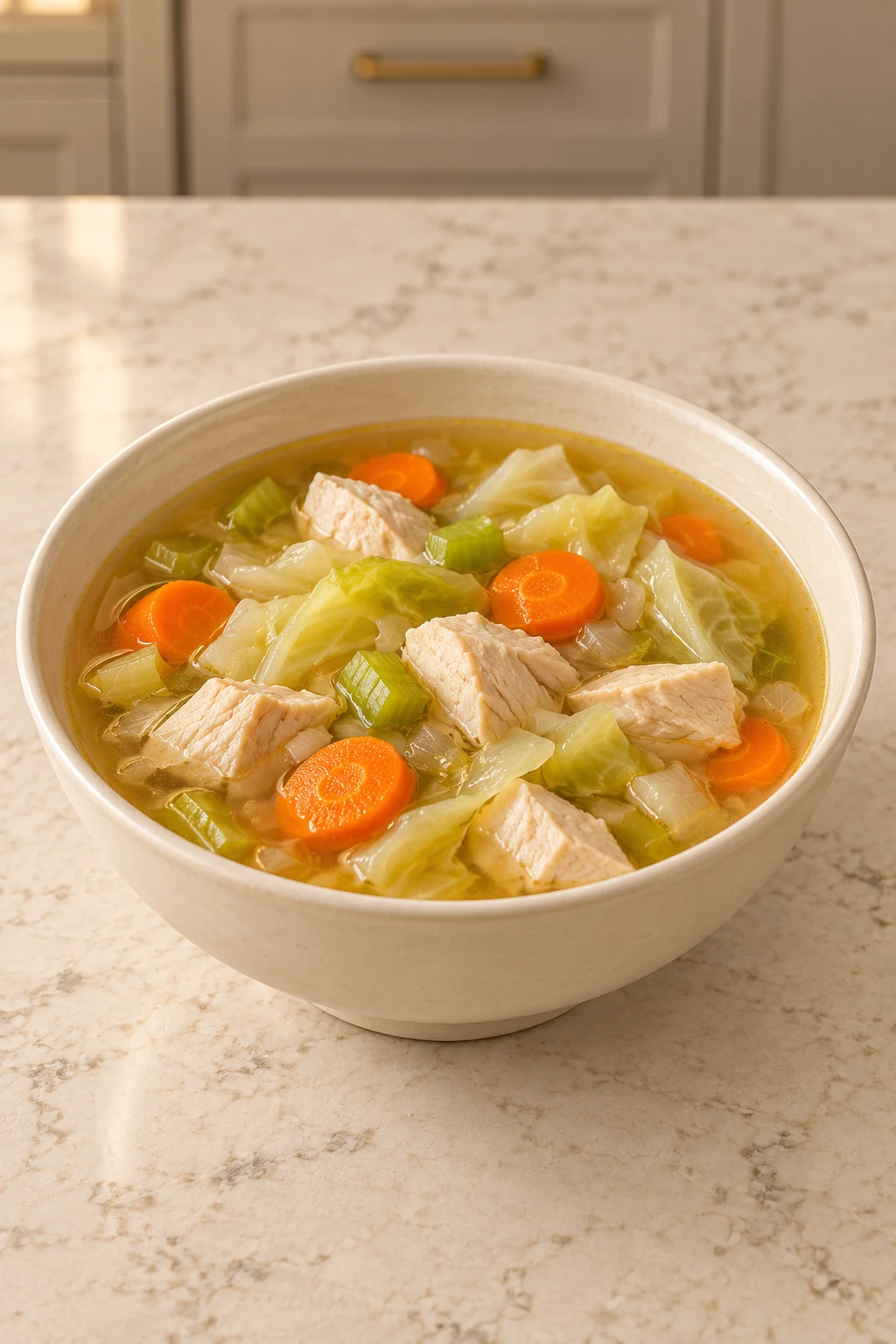 Chicken Cabbage Vegetable Soup for Full GAPS