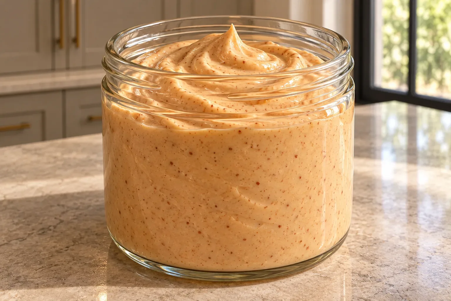 Chipotle lime mayonnaise for Full GAPS in a clear glass jar