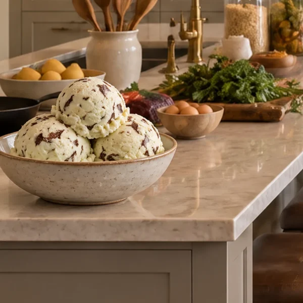 Coconut milk mint chocolate chip ice cream in the WFLI Photo House