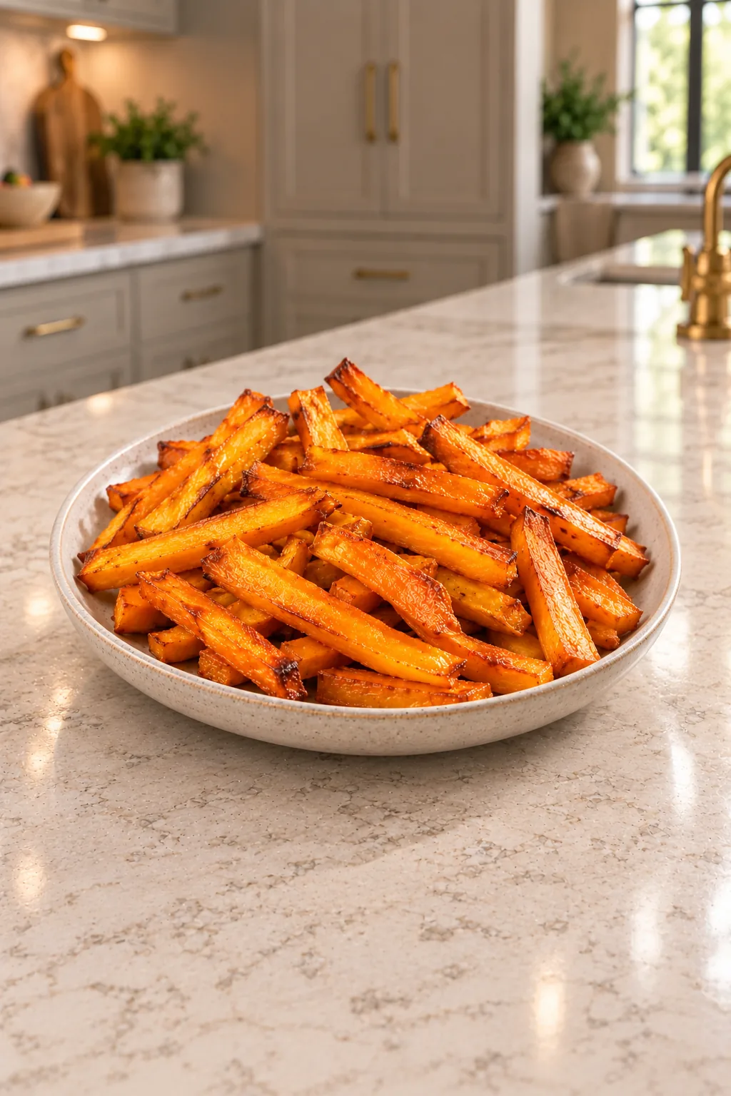 Coconut Oil Butternut Squash Fries for Full GAPS