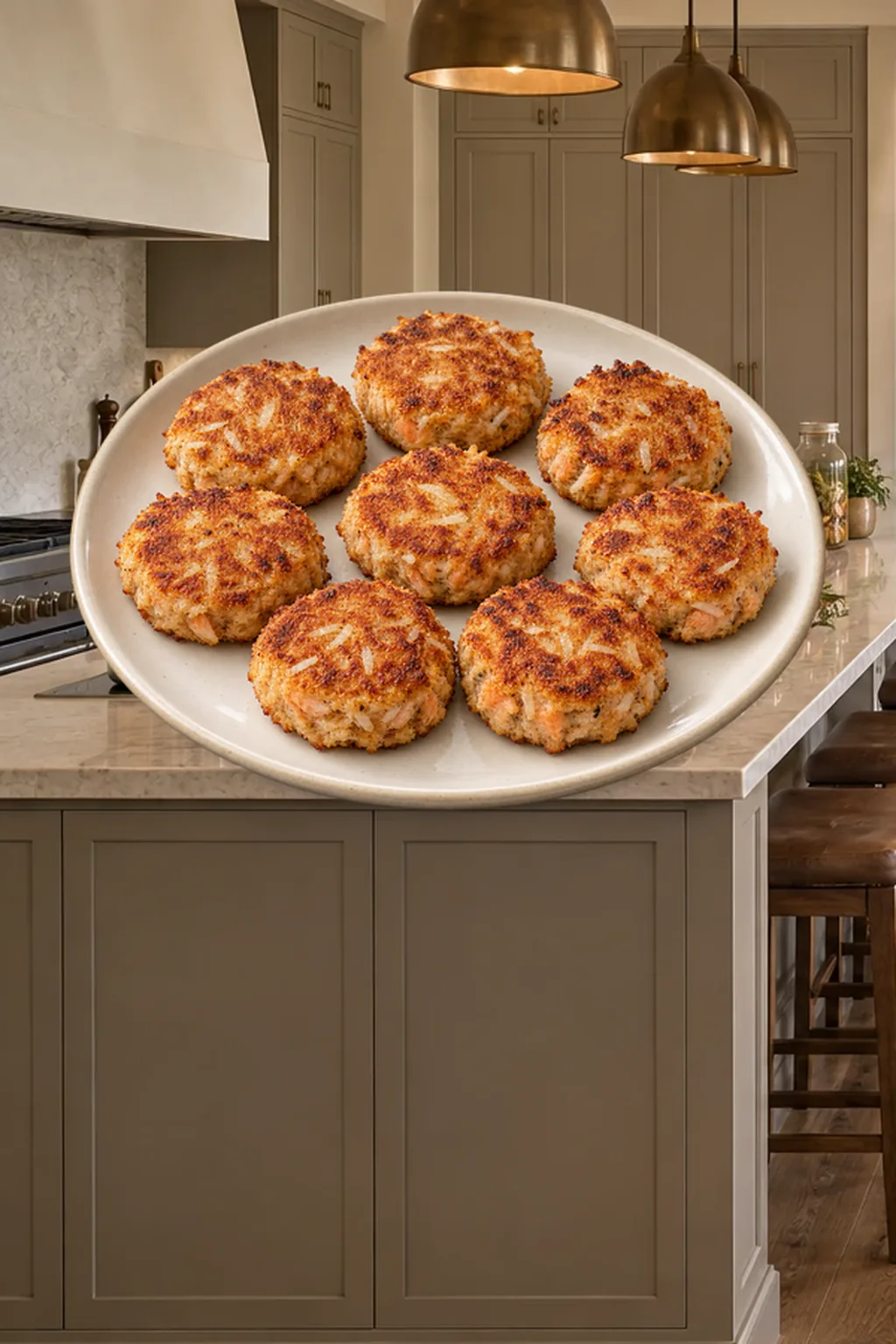 Crispy Coconut Salmon Patties With Egg for Full GAPS