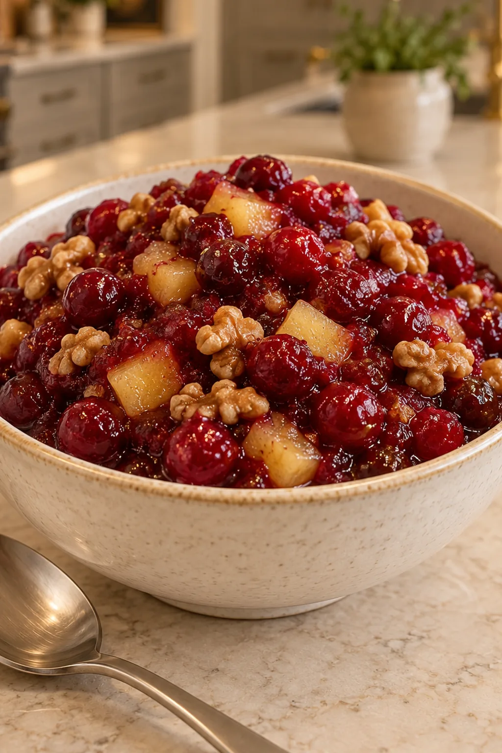 Cranberry Pineapple Sauce with Walnuts for Full GAPS