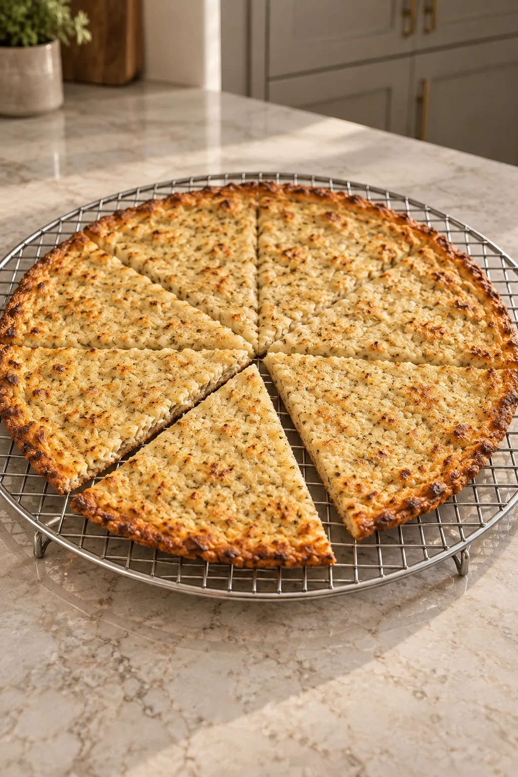 Dairy-Free Cauliflower Pizza Crust for Full GAPS