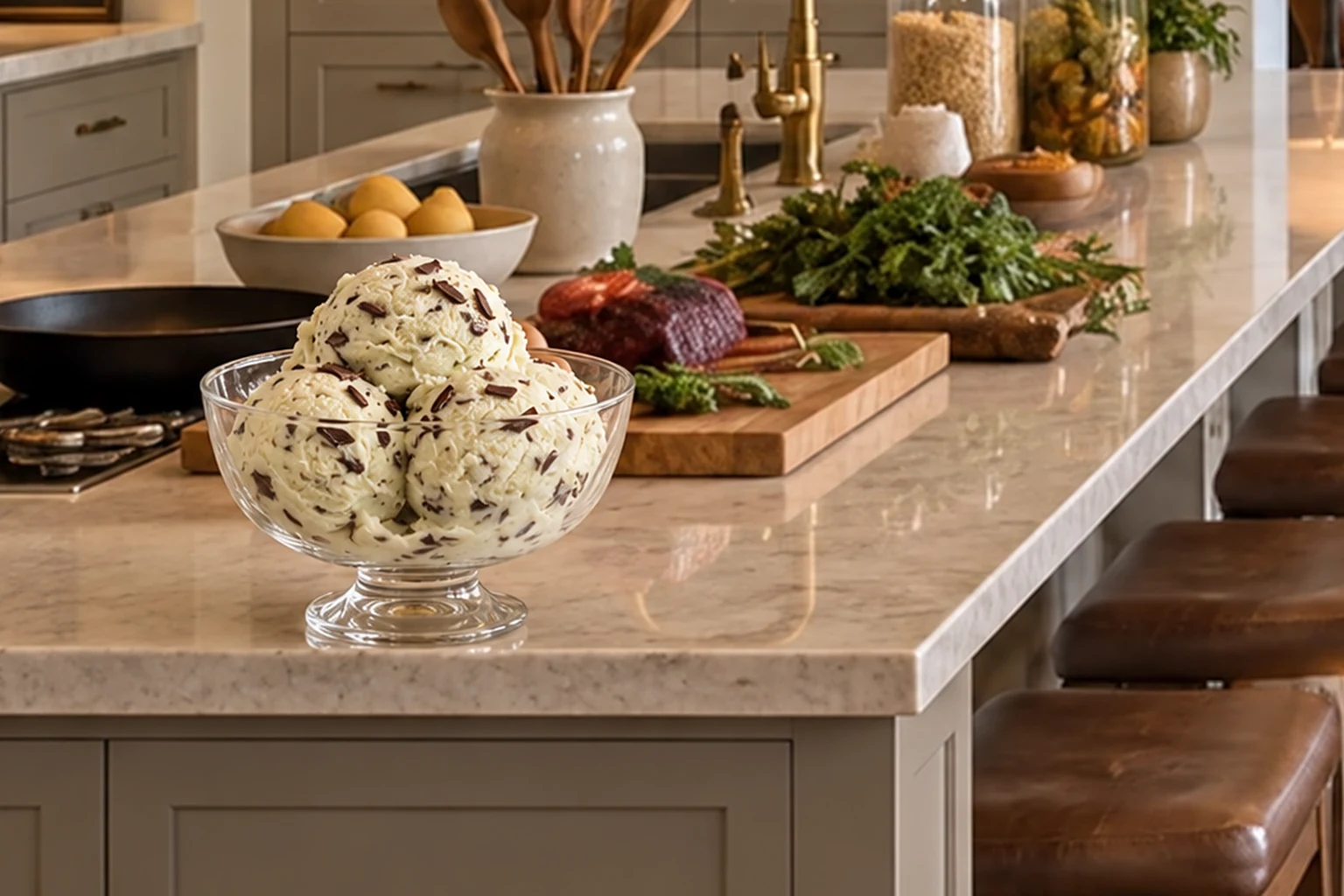 Fresh cream mint chocolate chip ice cream for Later Full GAPS in the WFLI Photo House