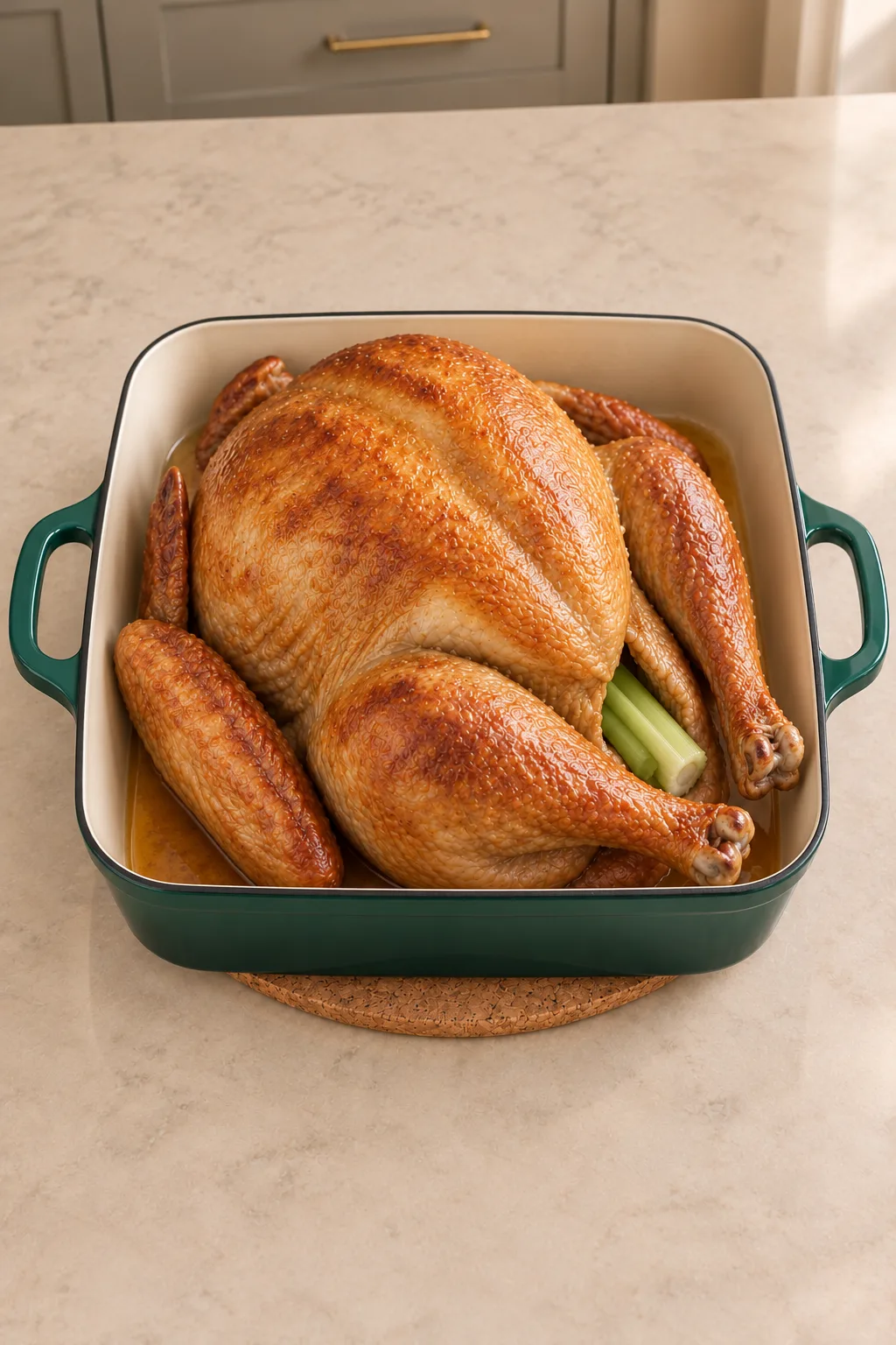 Garlic and Celery Roast Turkey for GAPS