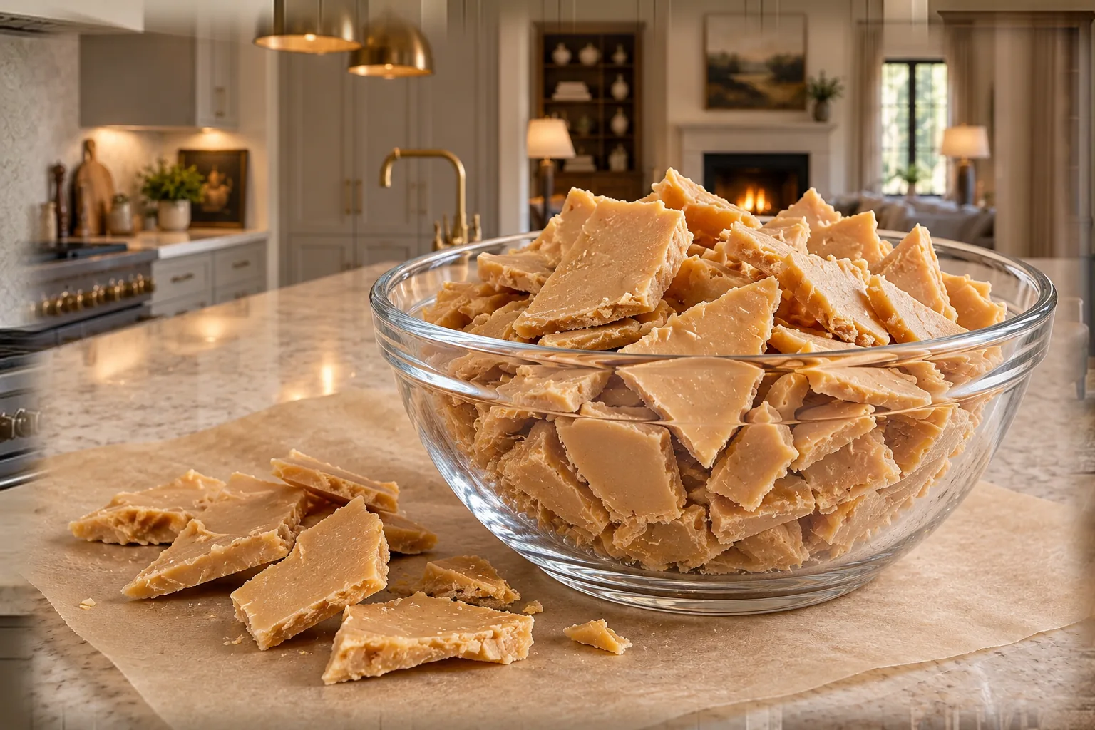 Homemade peanut butter chips for Full GAPS