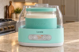 One-liter sour cream batch culturing for 24 hours in the Luvele Pure Plus yogurt maker