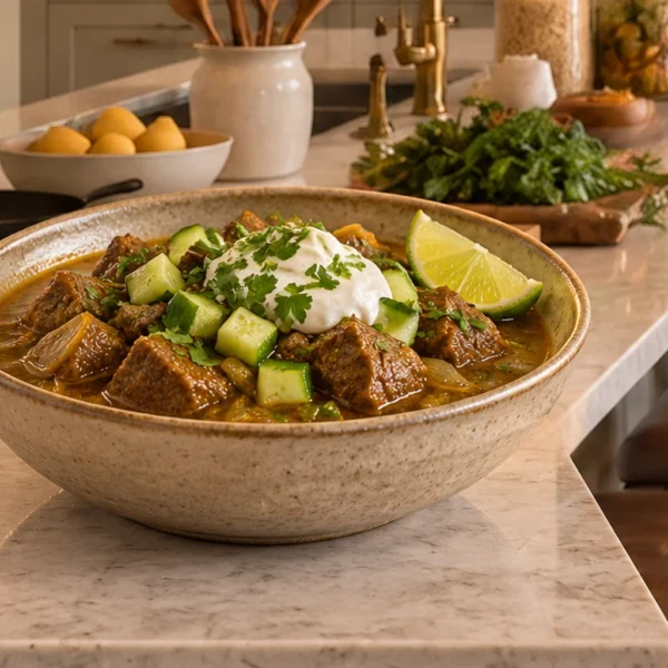 Middle Eastern lamb stew in the WFLI Photo House