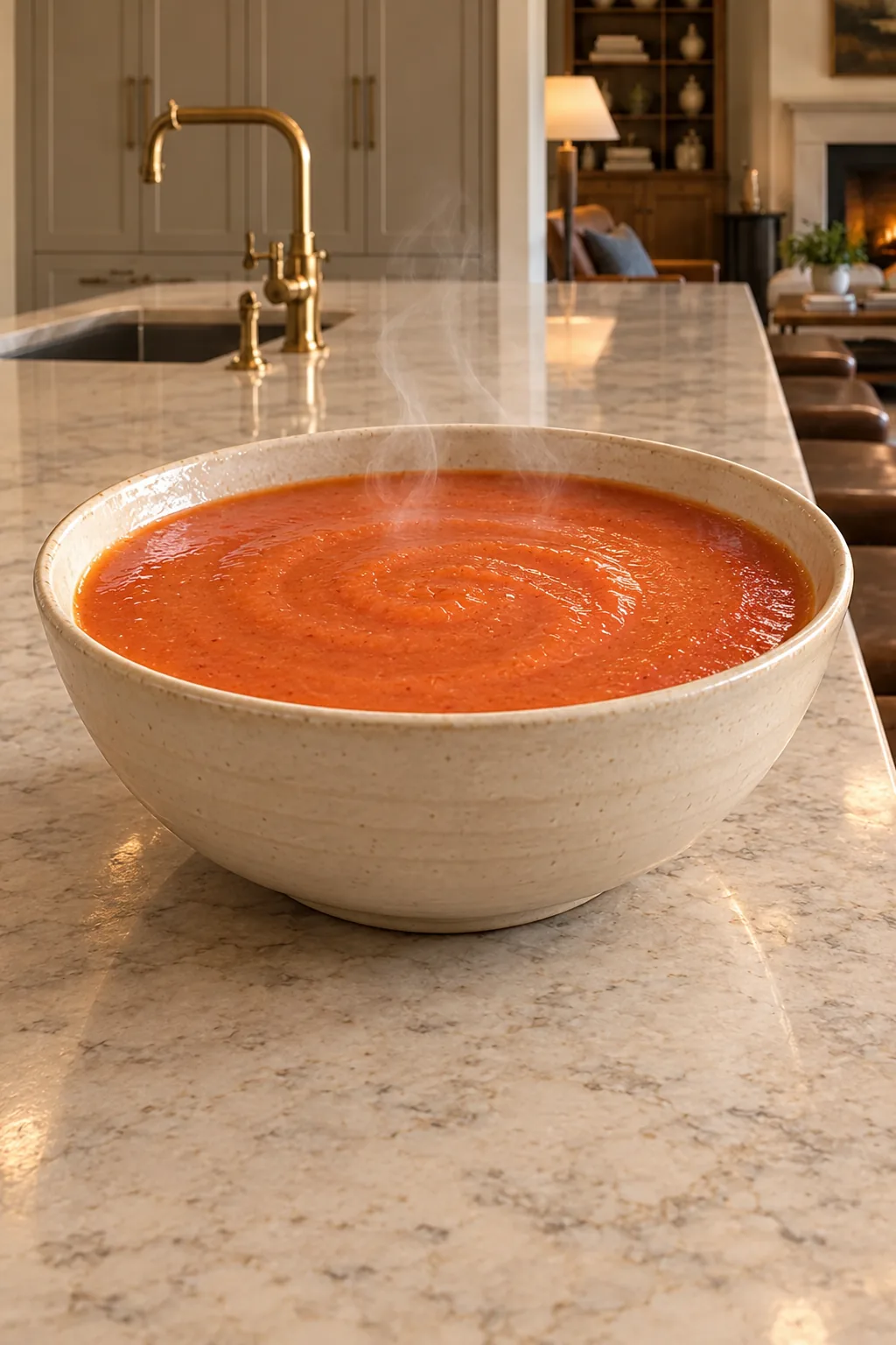 Nightshade-Free Nomato Soup with Nectarines and Cherries