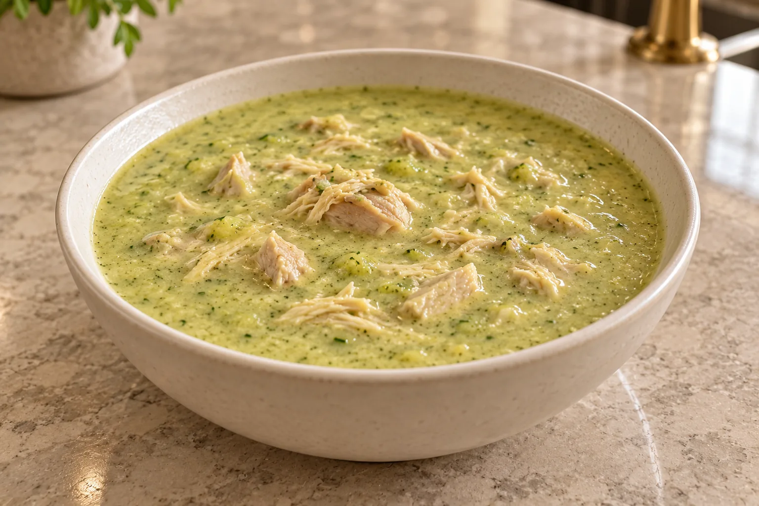 Ninja Foodi chicken zucchini ginger bisque for Full GAPS