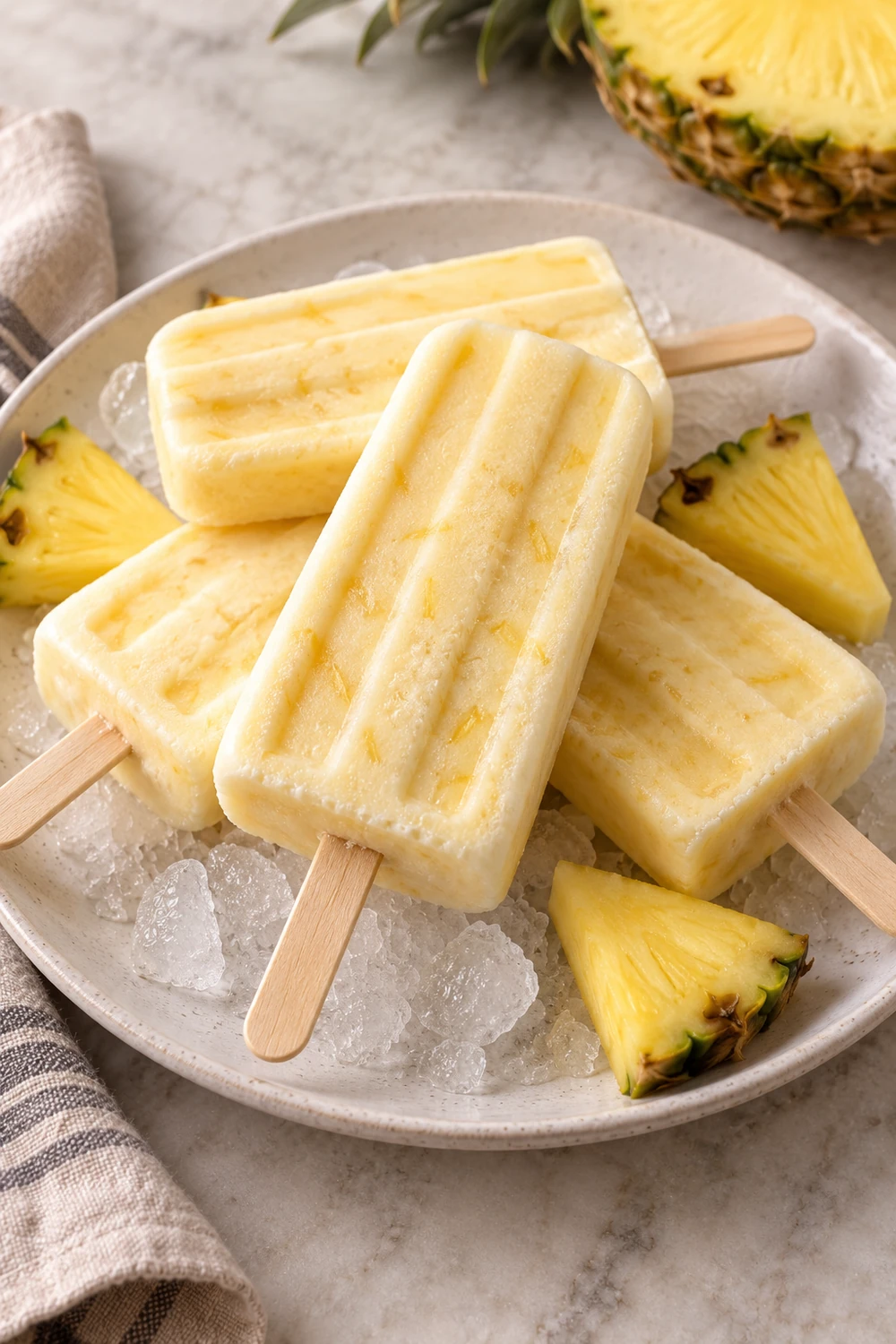 Pineapple Creamsicles With Sour Cream and Honey