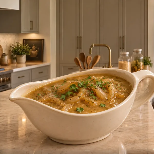 Puerto Rican coconut onion gravy for Full GAPS