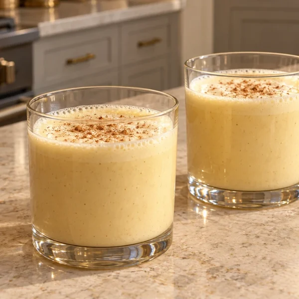 Raw milk eggnog with honey for Later Full GAPS