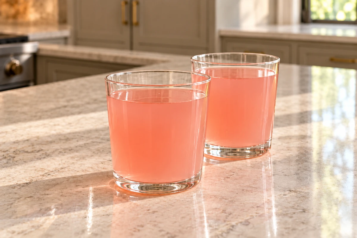 Rhubarb lemonade with raw honey for Full GAPS