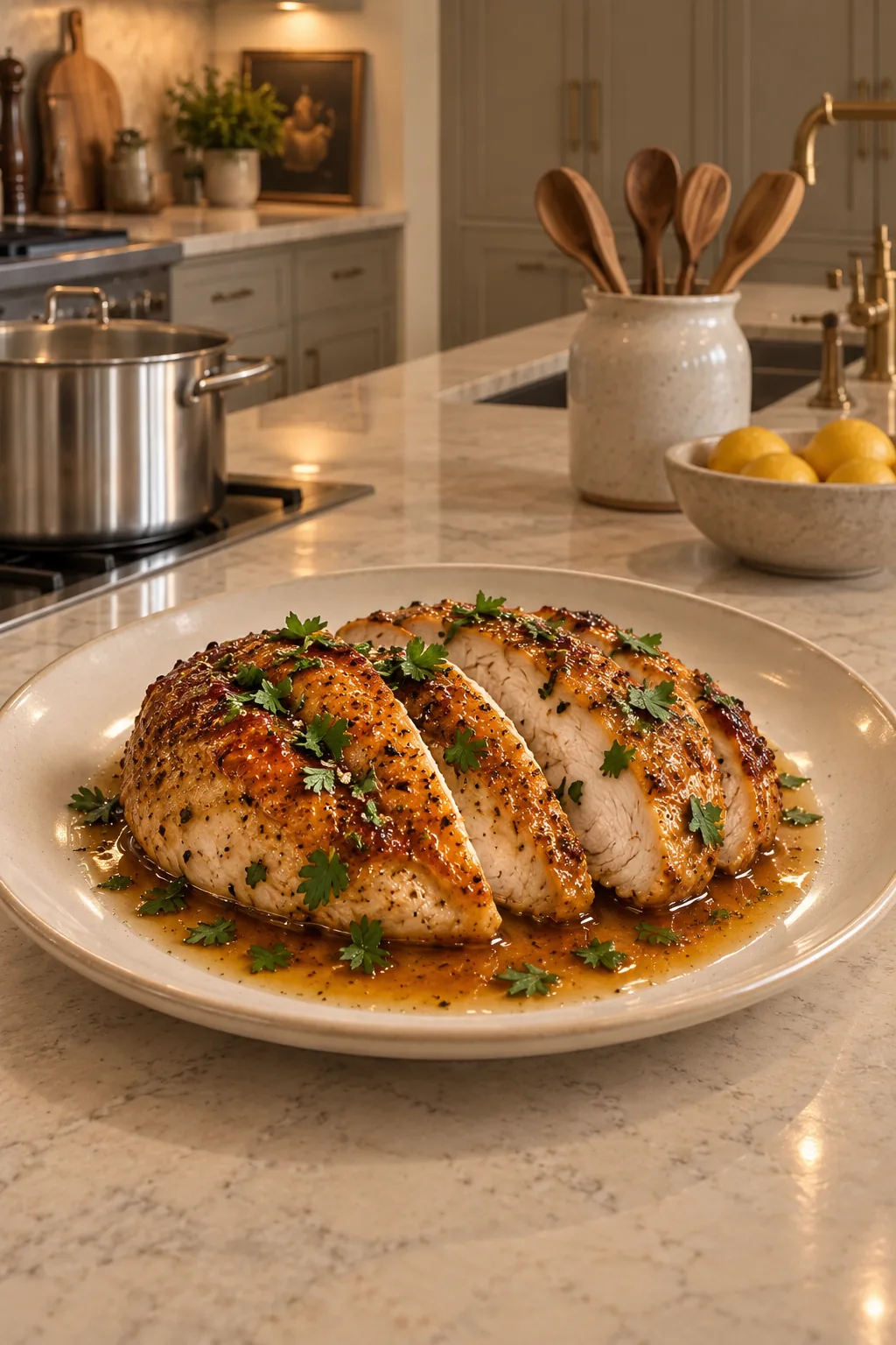 Roast Chicken Jus With Homemade Meat Stock for Full GAPS