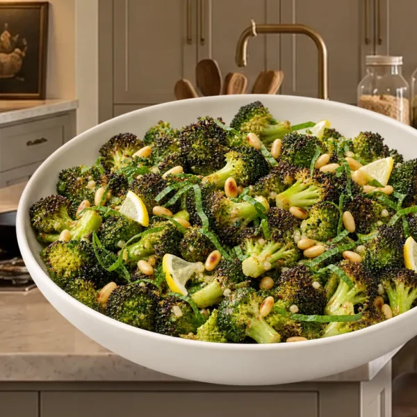 Roasted Broccoli Salad With Lemon Vinaigrette for Full GAPS