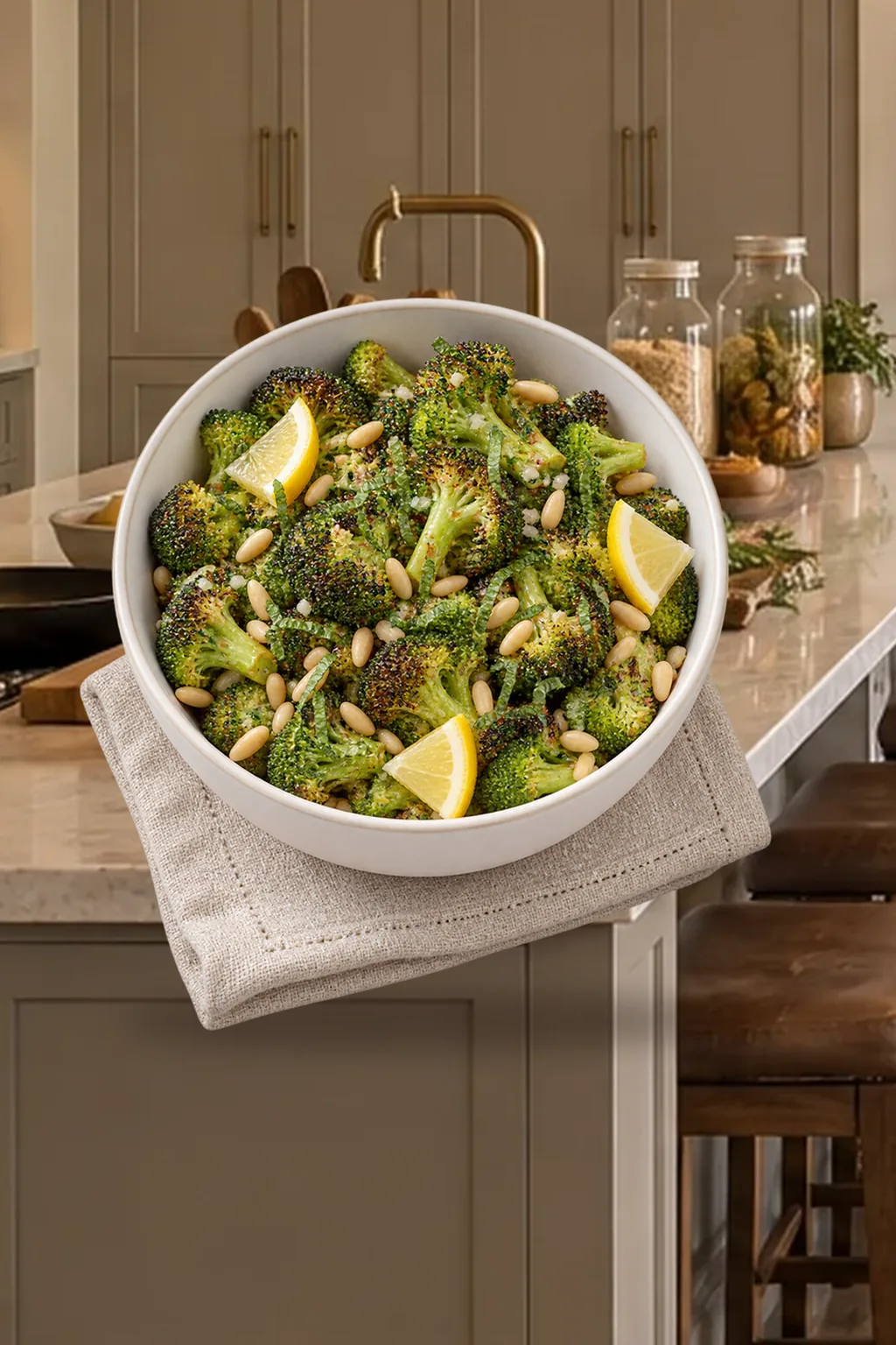 Roasted Broccoli Salad With Lemon Vinaigrette for Full GAPS