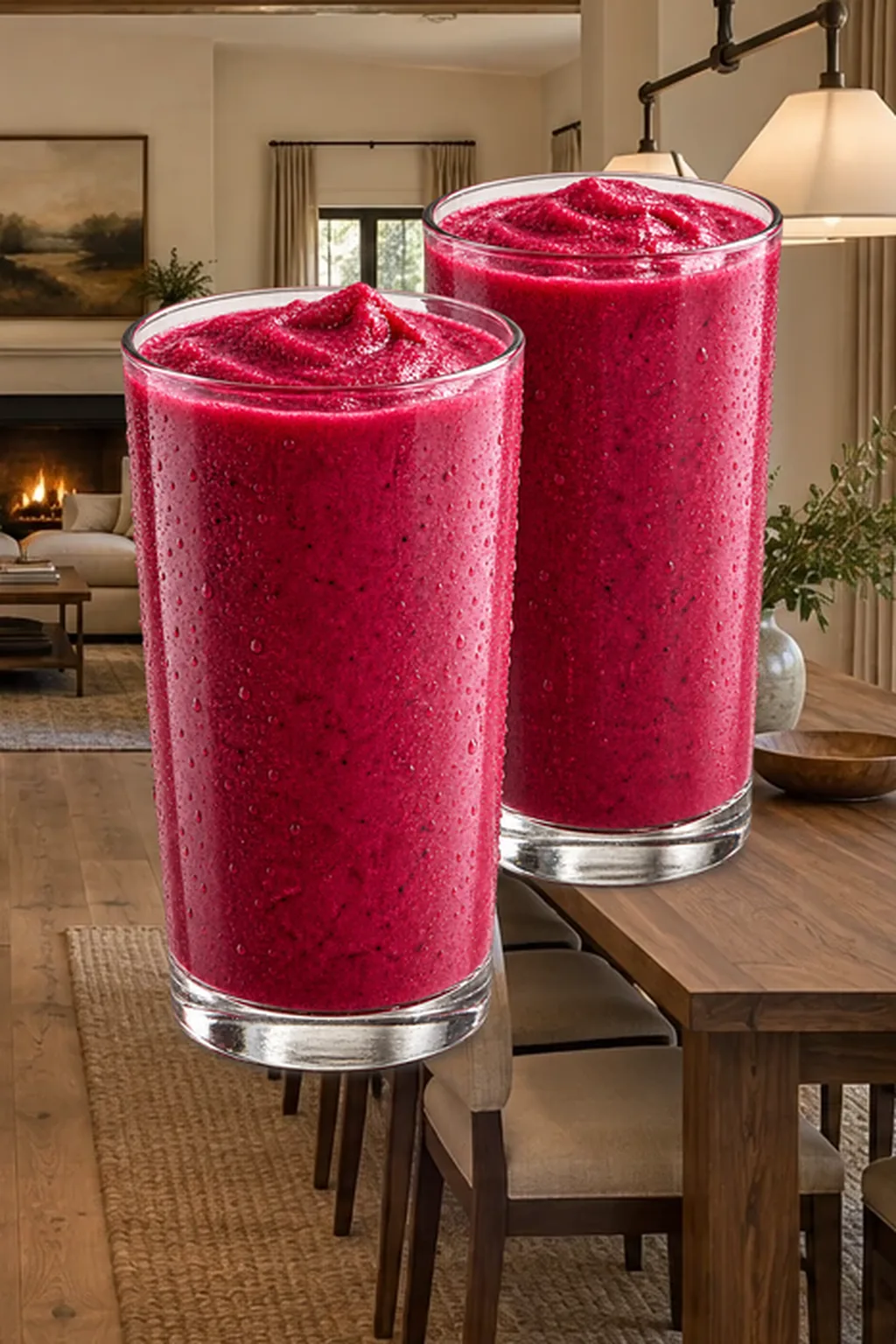 Rose Petal Beet Smoothie With Raw Honey for Full GAPS