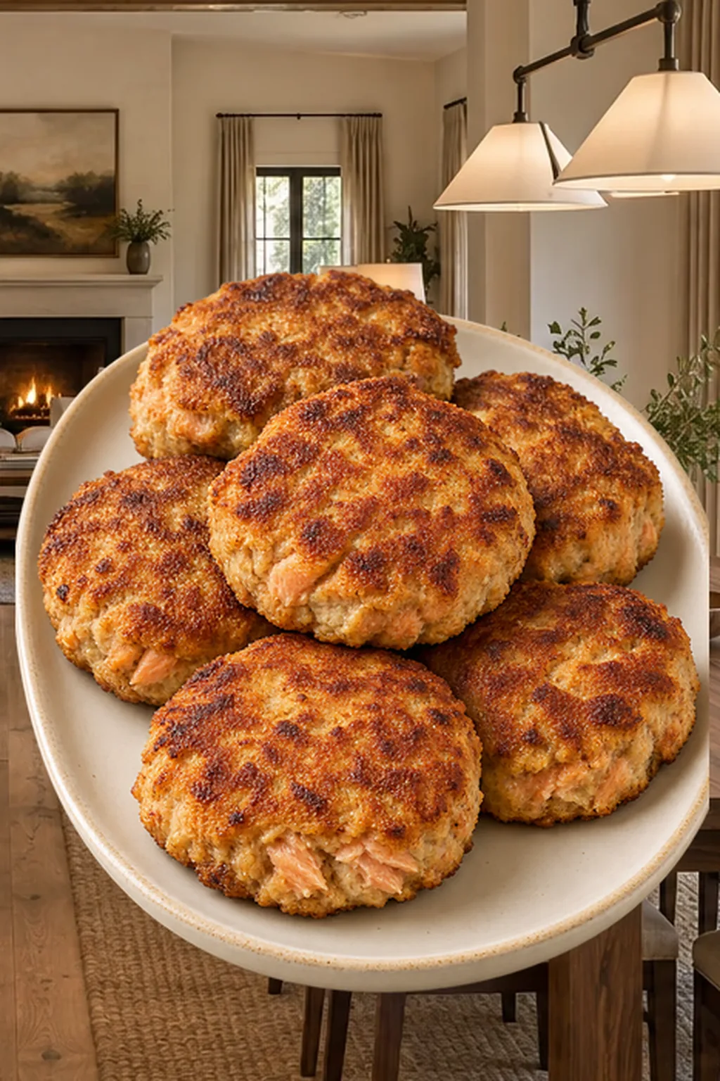 Full GAPS Salmon Patties With Egg and Rendered Fat