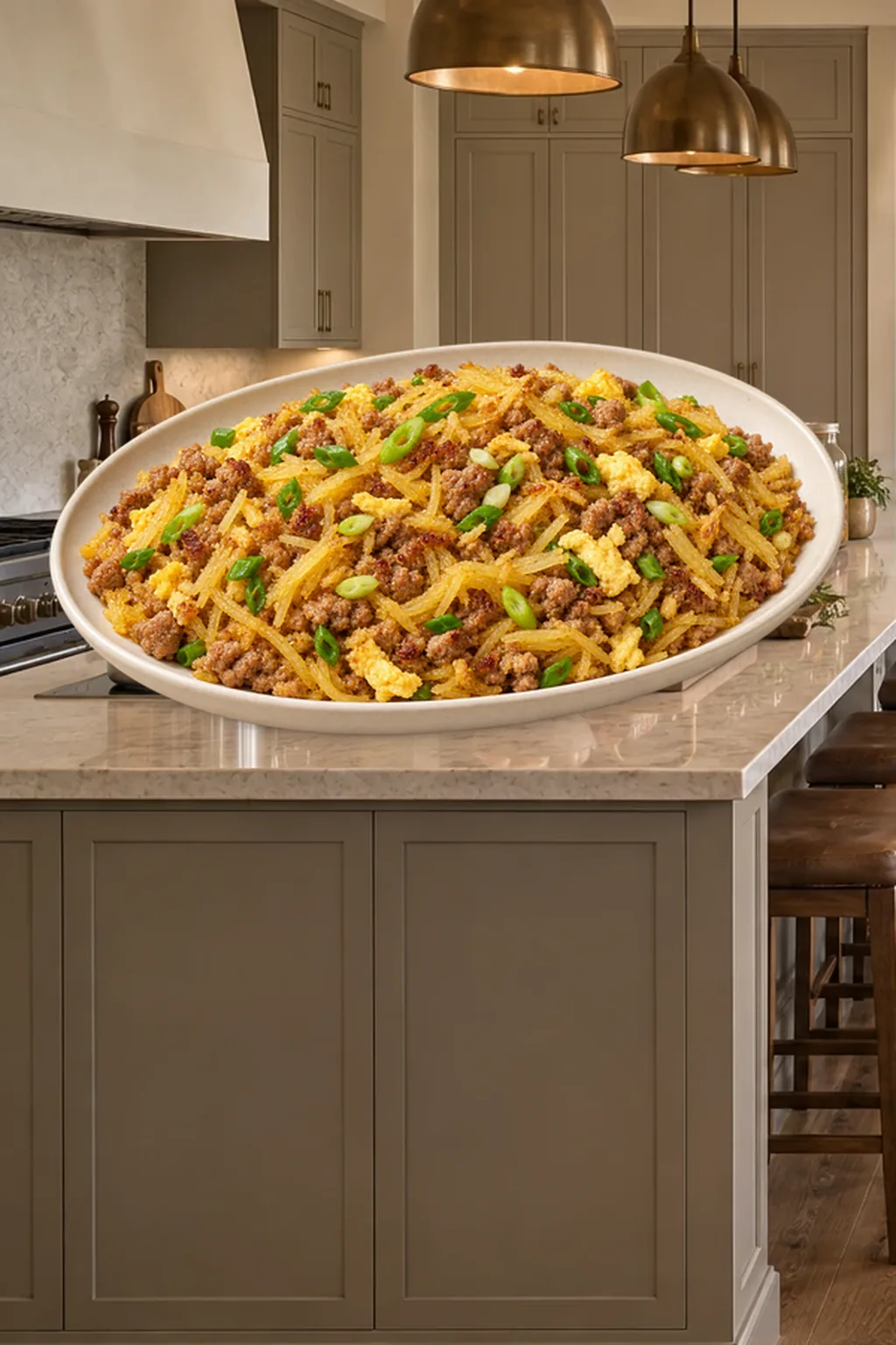 Spaghetti Squash Fried Rice for Full GAPS