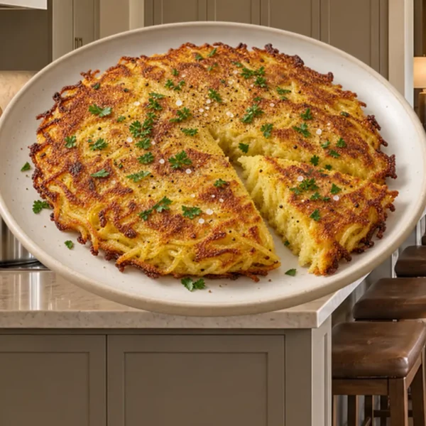 Savory spaghetti squash pancake with crisp golden edges for Full GAPS