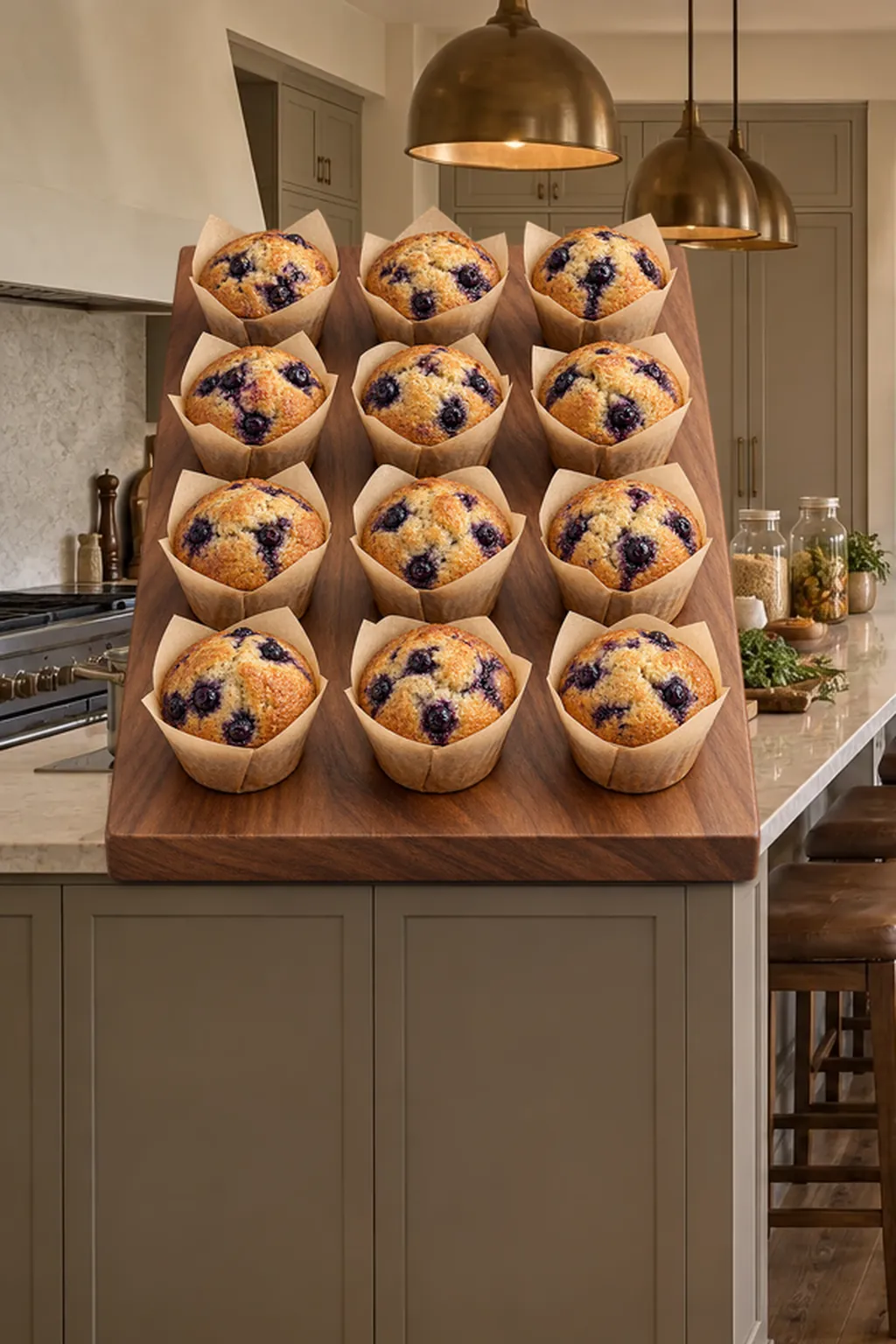 Sprouted Blueberry Muffins for Full GAPS