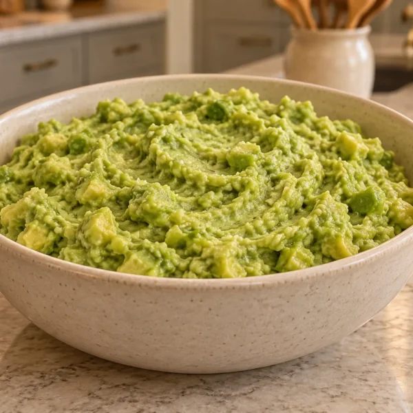 Three-ingredient avocado lime guacamole for Full GAPS