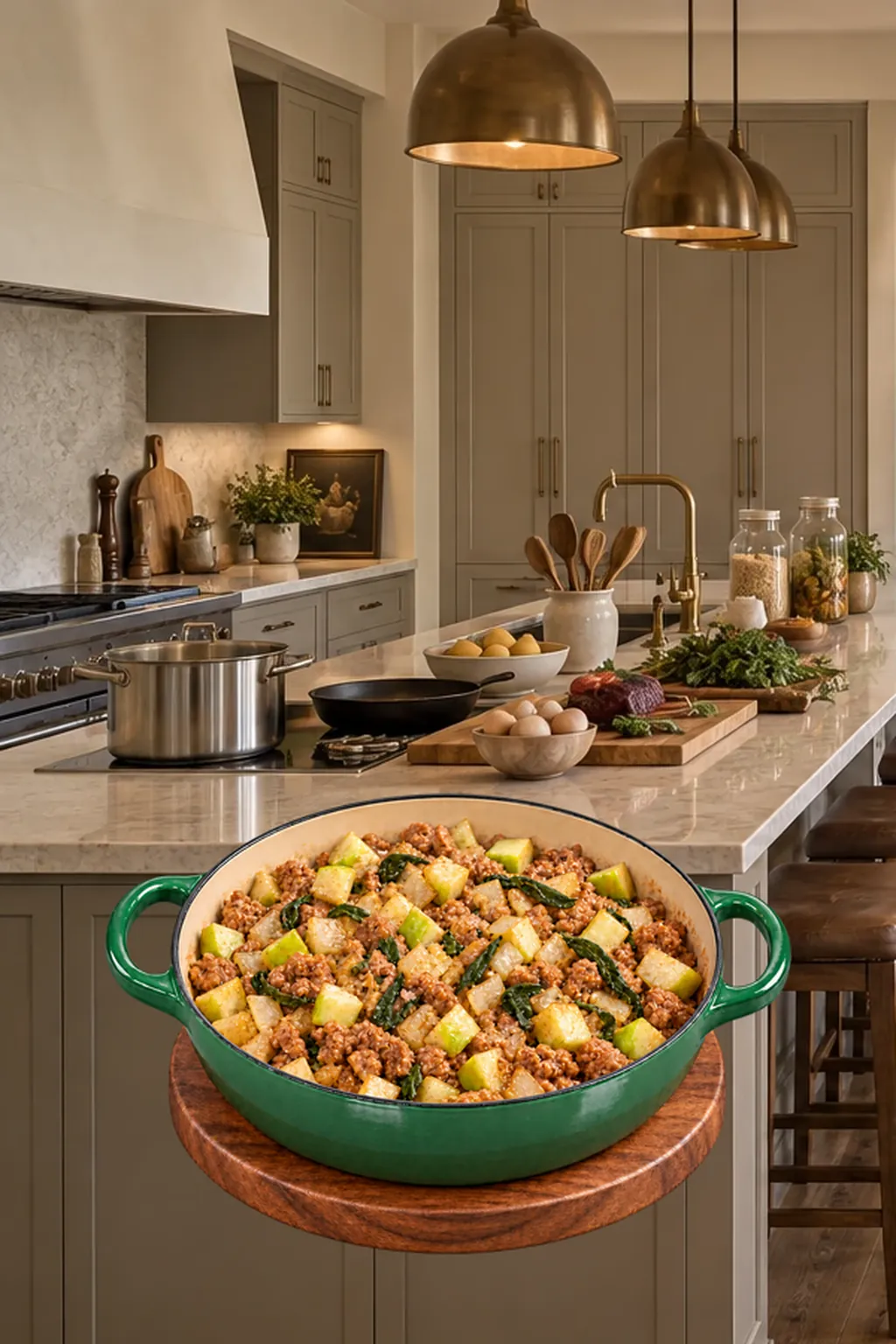 Turkey Apple and Onion Hash for Full GAPS