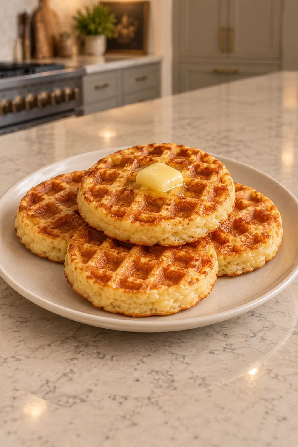 Yogurt-Cheese Almond Chaffles for Later Full GAPS
