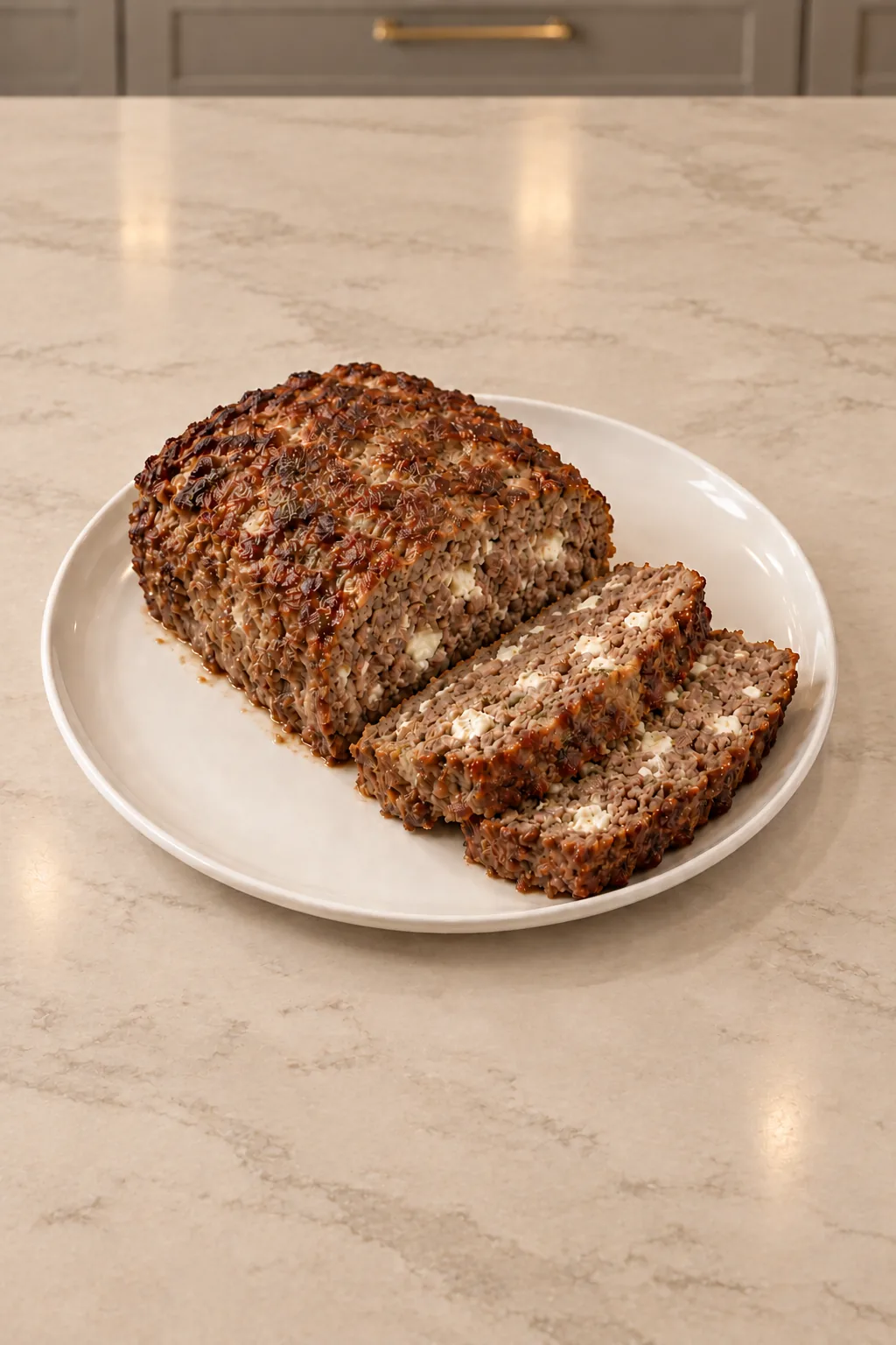 Garlic And Herb Goat Cheese Meatloaf for Full GAPS