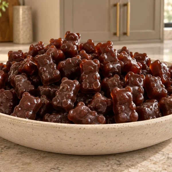 Honey-sweetened chocolate gummy bears for later Full GAPS